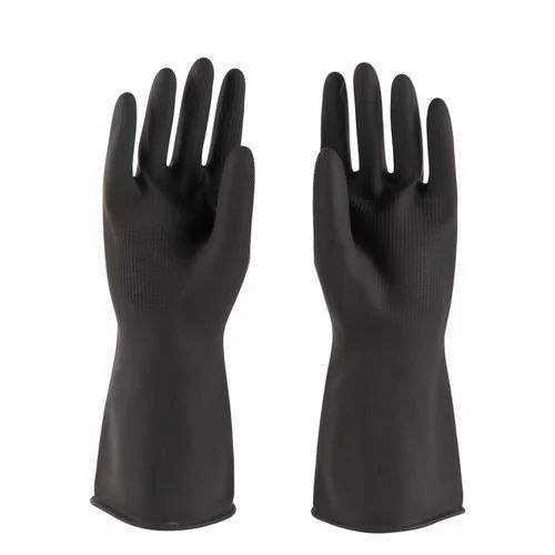 NEOPRENE NATURAL RUBBER FLOCKLINED GLOVES